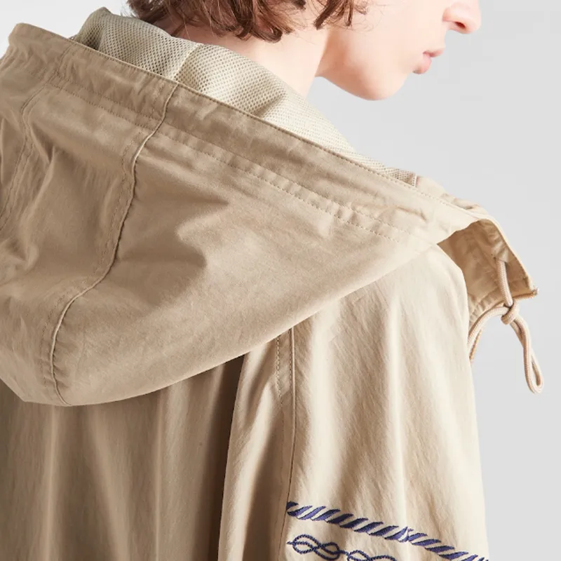 PRADA Drawstring Hooded Jacket-2