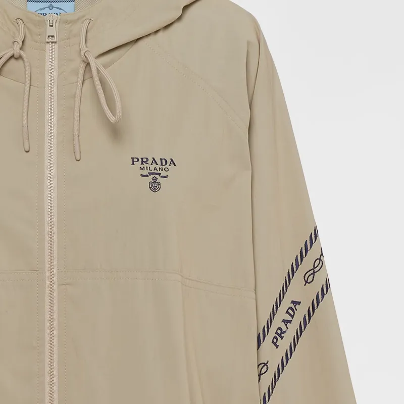 PRADA Drawstring Hooded Jacket-4