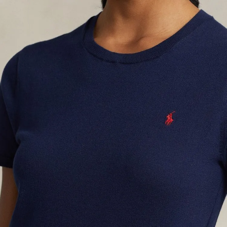Polo Ralph Lauren Logo embroidered Knitted T shirt-4