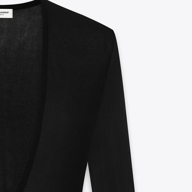 SAINT LAURENT Scoop neck Knitted Jumper-3