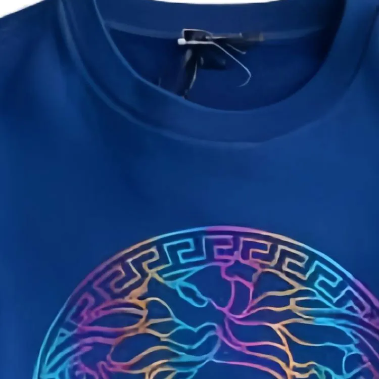 VERSACE Sweatshirts Men Blue-3