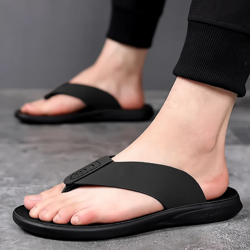 Mulinsen Flip Flops Men's Black-3