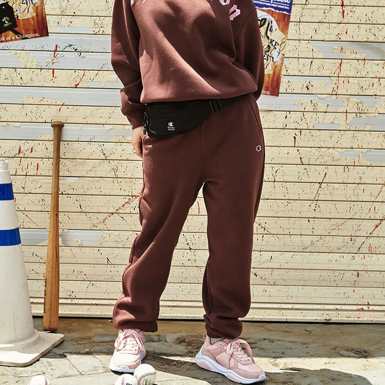 Champion Casual Pants Unisex Brown-2