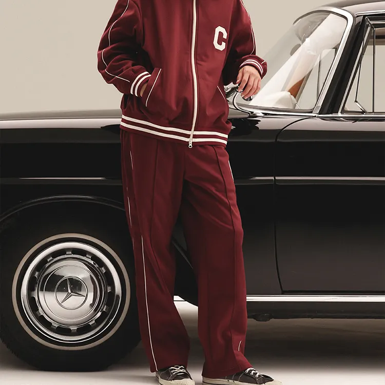 COVERNAT FW23 Casual Pants Unisex Red-2