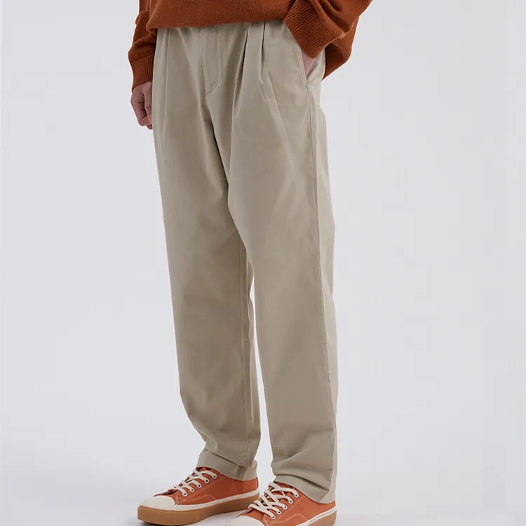 COVERNAT Casual Pants Men's Beige-4