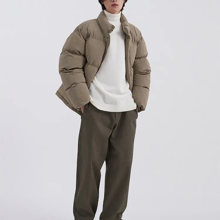 COVERNAT Puffer Jacket Men's Beige-2