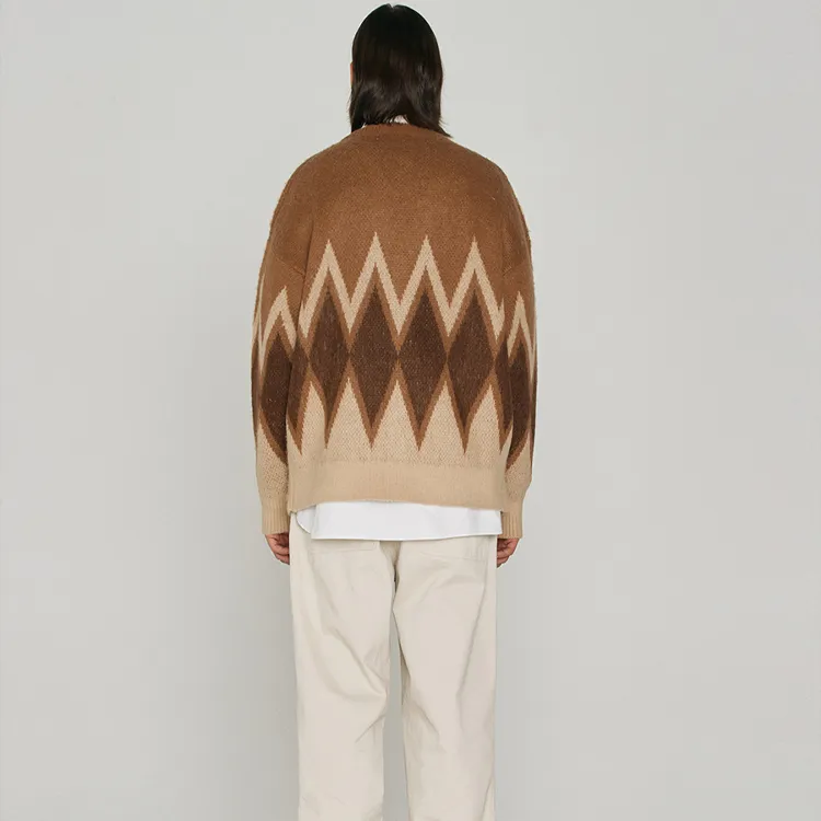 COVERNAT Sweaters Men Brown-3