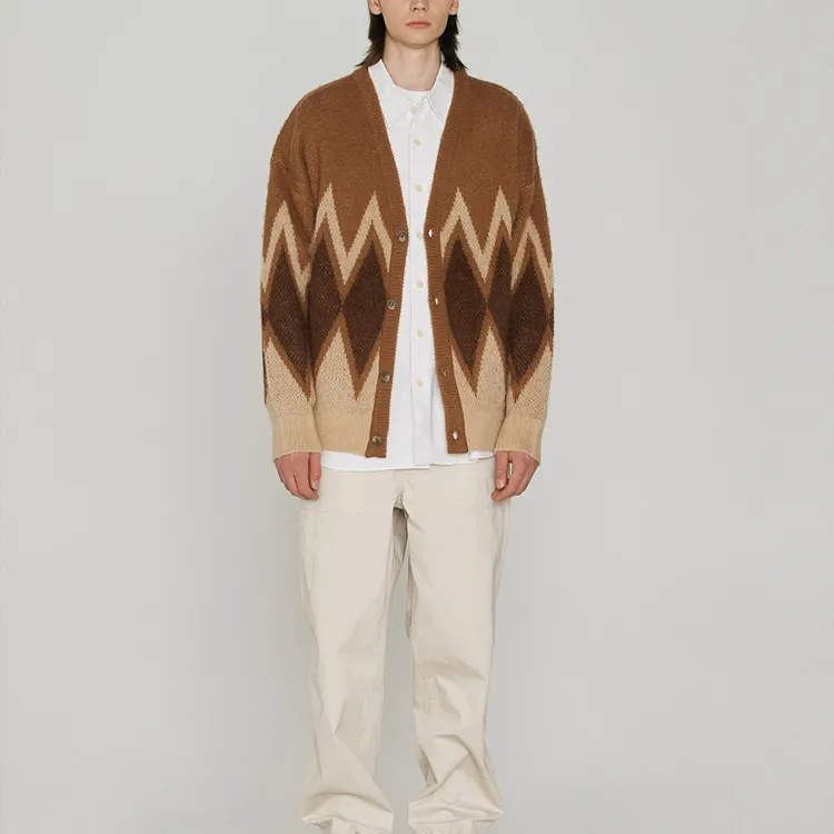 COVERNAT Sweaters Men Brown-2