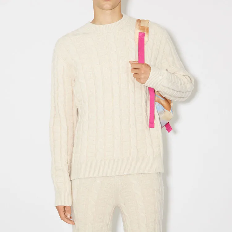 Acne Studios FW23 Sweater Unisex Oat Porridge-1