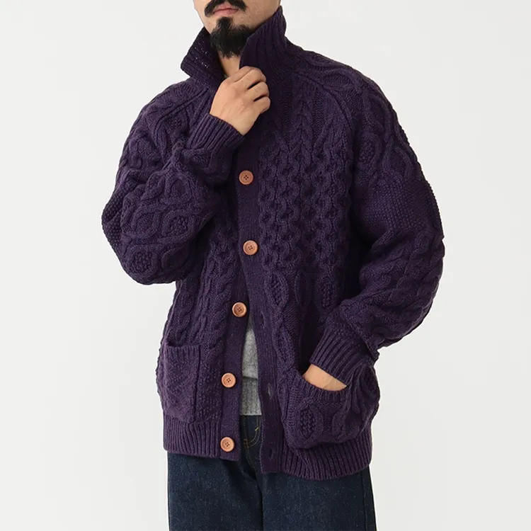 Beams PLUS Sweater Unisex Purple-4