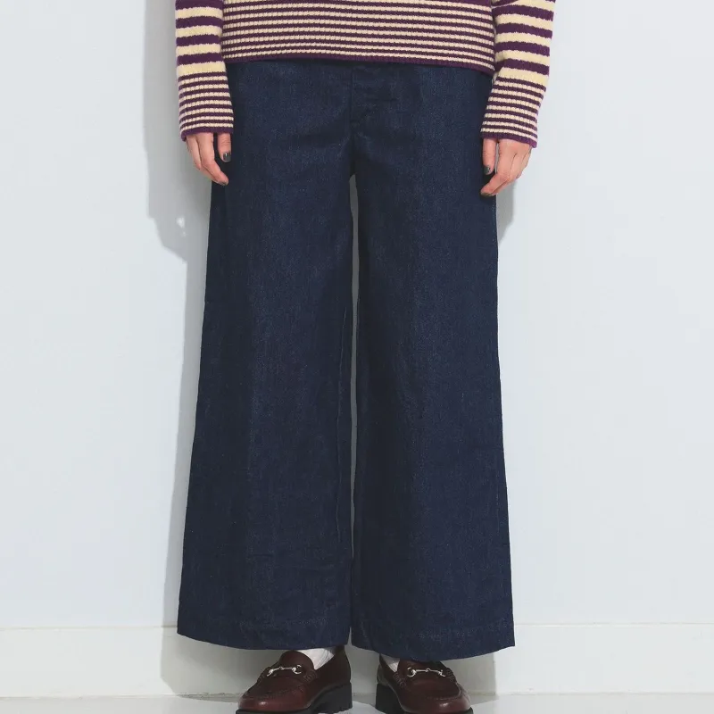 Beams x OrSlow Jeans Women's Indigo-2