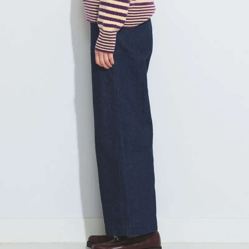 Beams x OrSlow Jeans Women's Indigo-4
