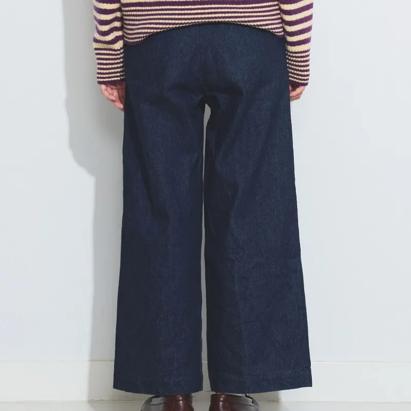 Beams x OrSlow Jeans Women's Indigo-3