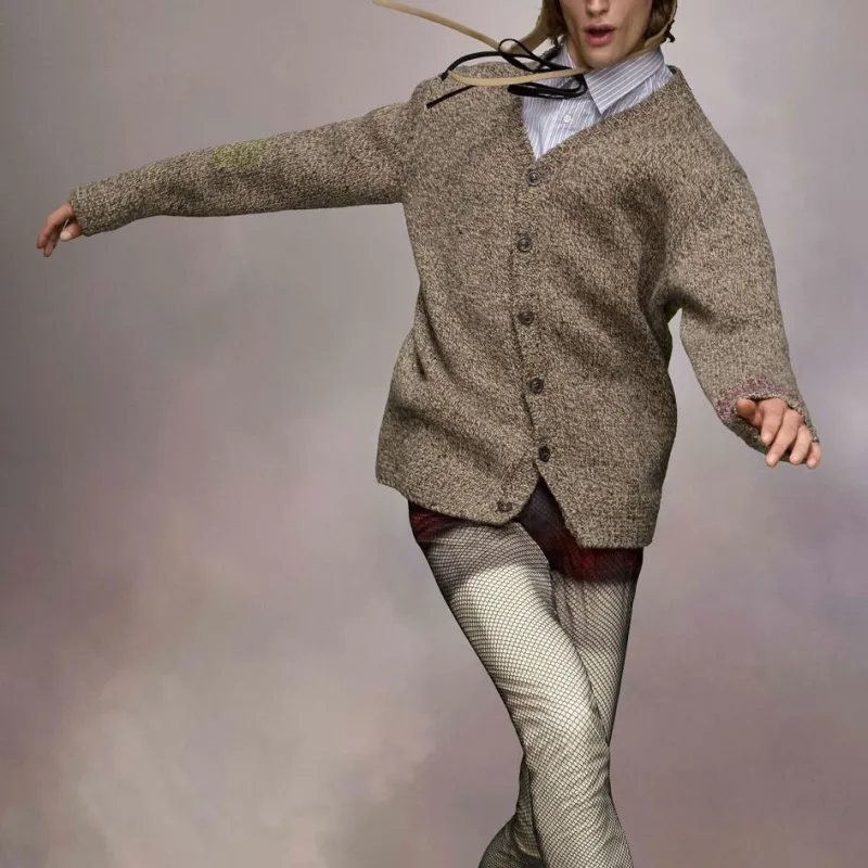 Maison Margiela V Neck Knitted Cardigan-1