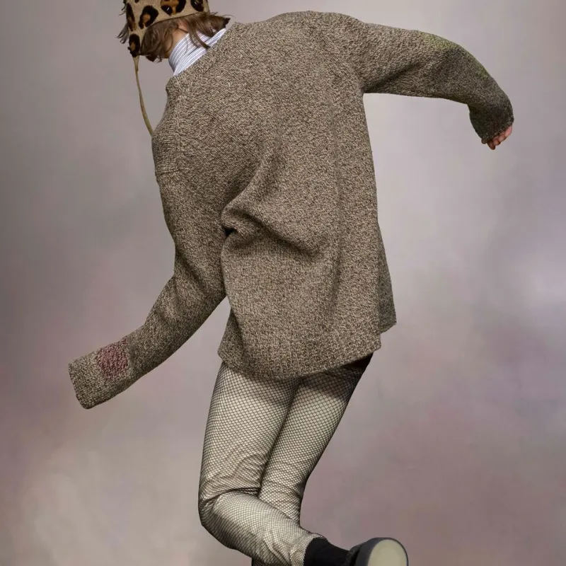 Maison Margiela V Neck Knitted Cardigan-2