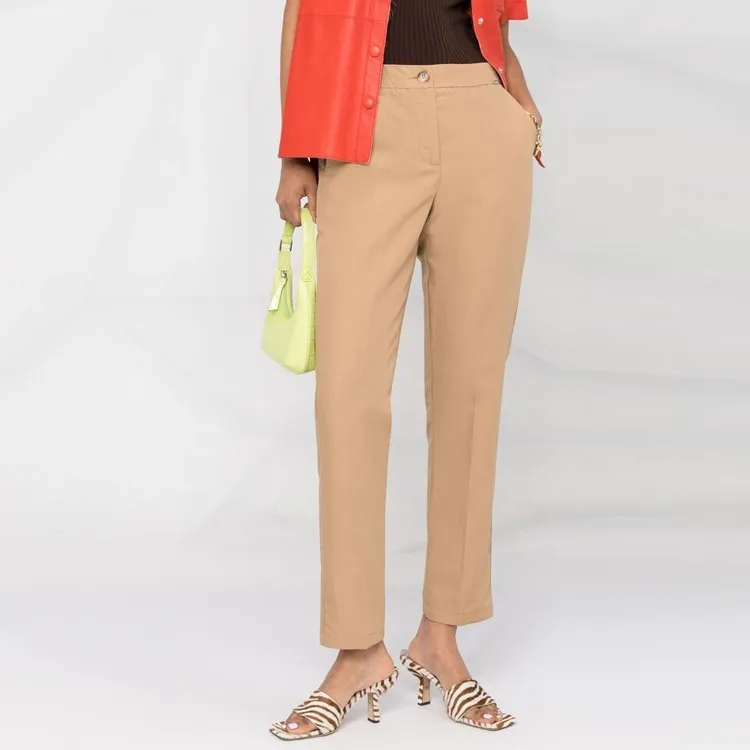 LIU·JO Inset pocket Straight Trousers-1