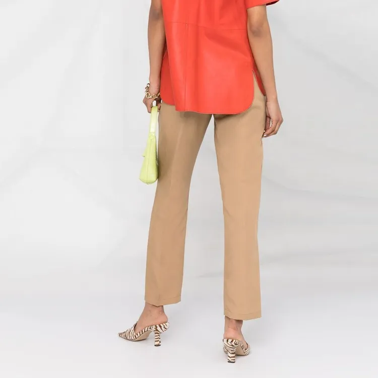 LIU·JO Inset pocket Straight Trousers-2