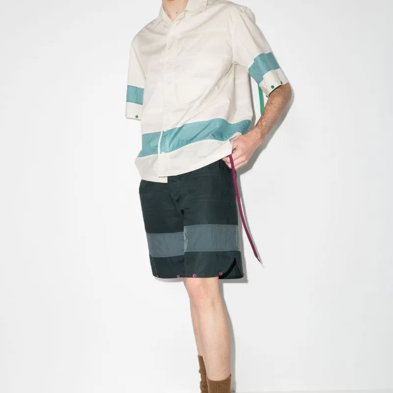 Craig Panelled Bermuda Shorts-3