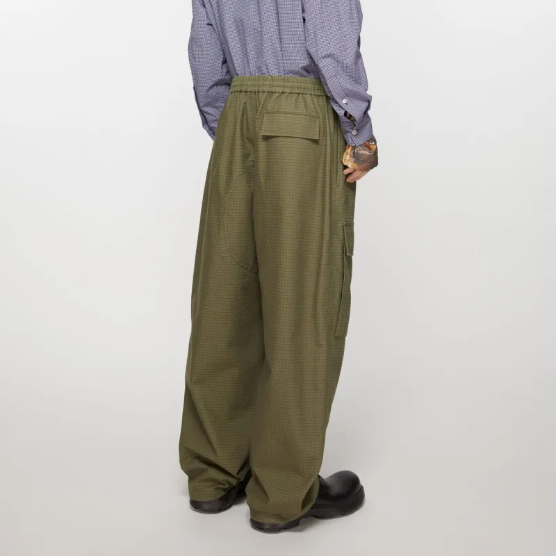 Acne Studios Logo embroidered Cargo Trousers-2