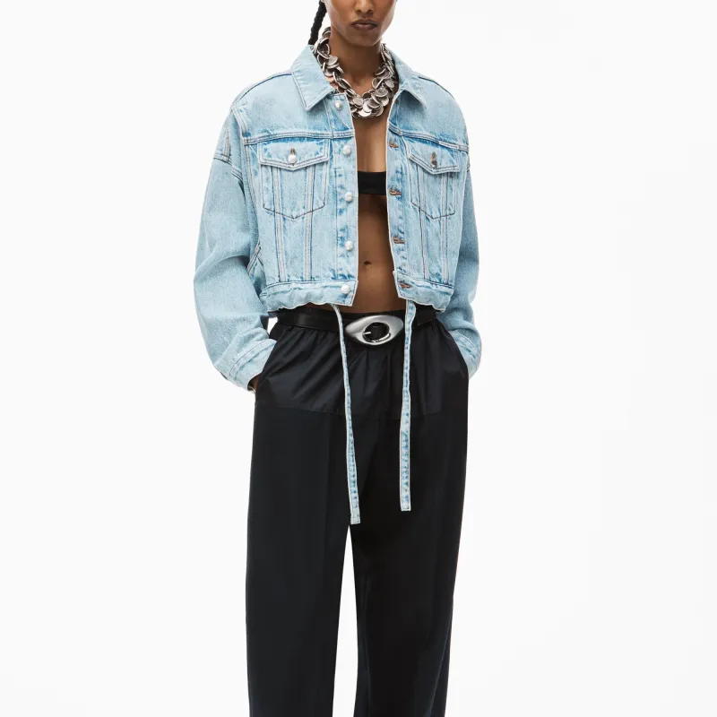 Alexander Wang Cinch Hem Trucker Jacket-1