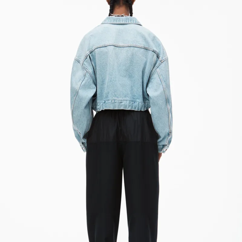 Alexander Wang Cinch Hem Trucker Jacket-2