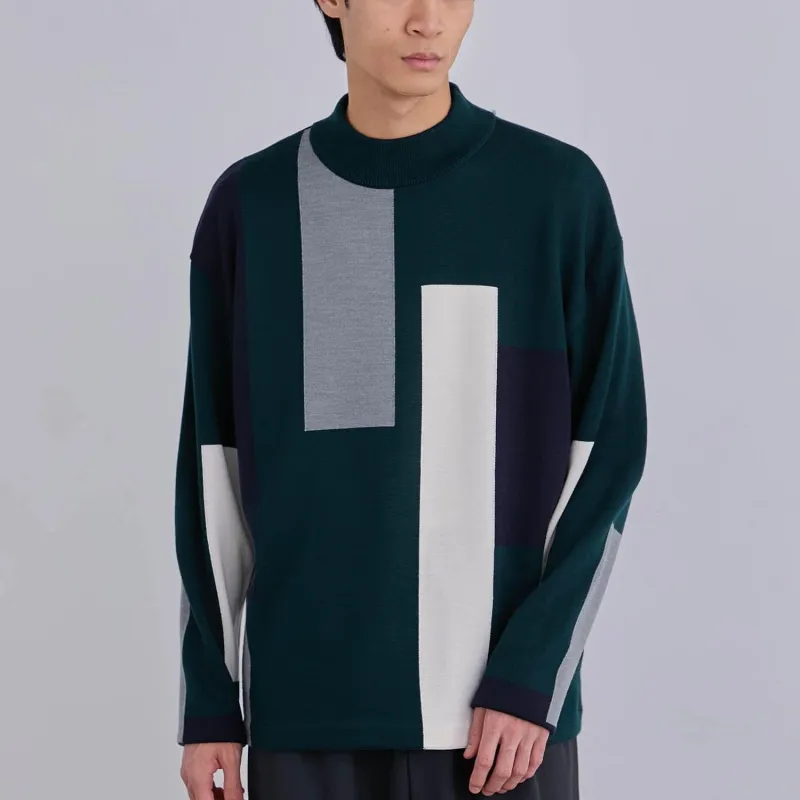 UNITED TOKYO Sweater Men's Green-1