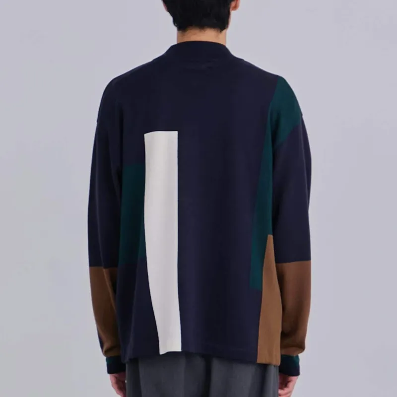 UNITED TOKYO Sweater Men's Marine Blue-2