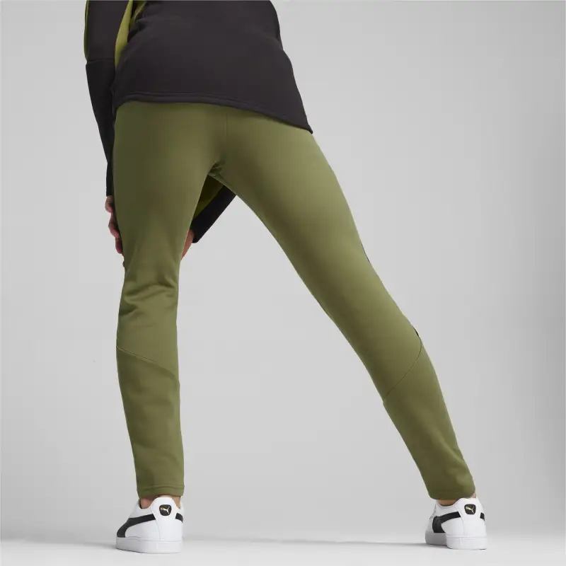 PUMA EVOSTRIPE Knitted Sweatpants Men's Olive Green-3