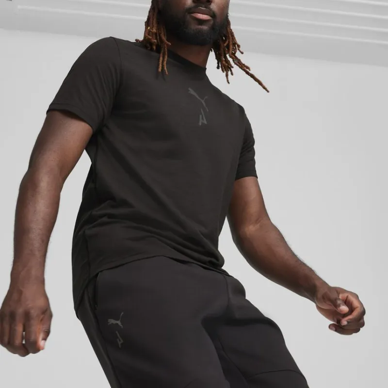 PUMA Clyde T Shirts Men Black-2