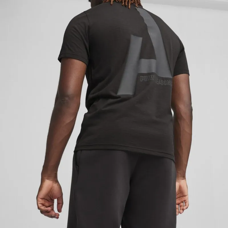PUMA Clyde T Shirts Men Black-3
