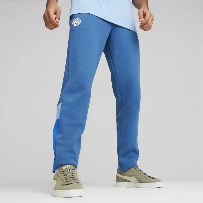 PUMA Knitted Sweatpants Men's Lake Blue-2