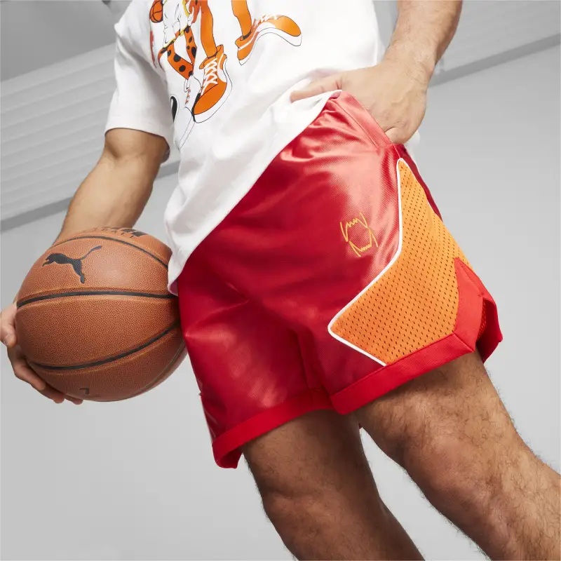PUMA Shorts Para Hombre PUMA Hoops X Cheetos-3