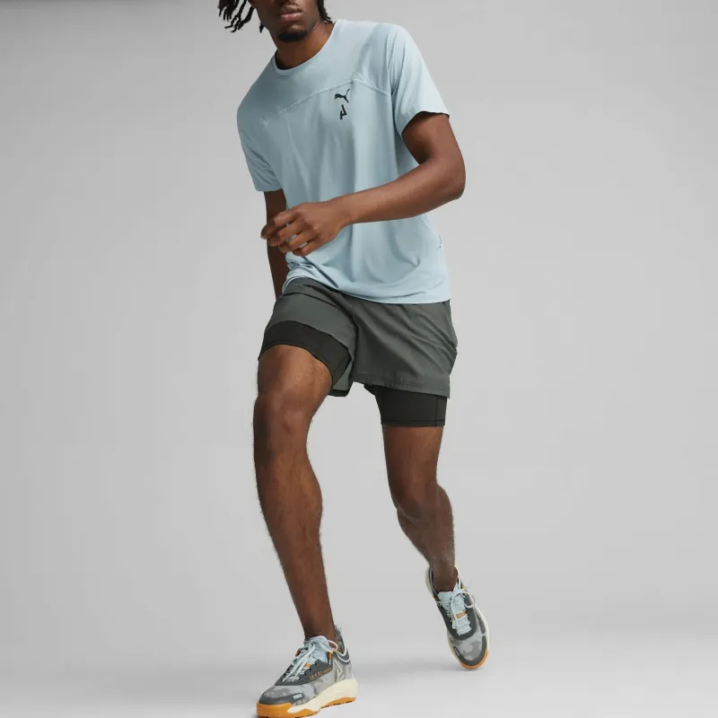 PUMA T-Shirts Men Turquoise-3