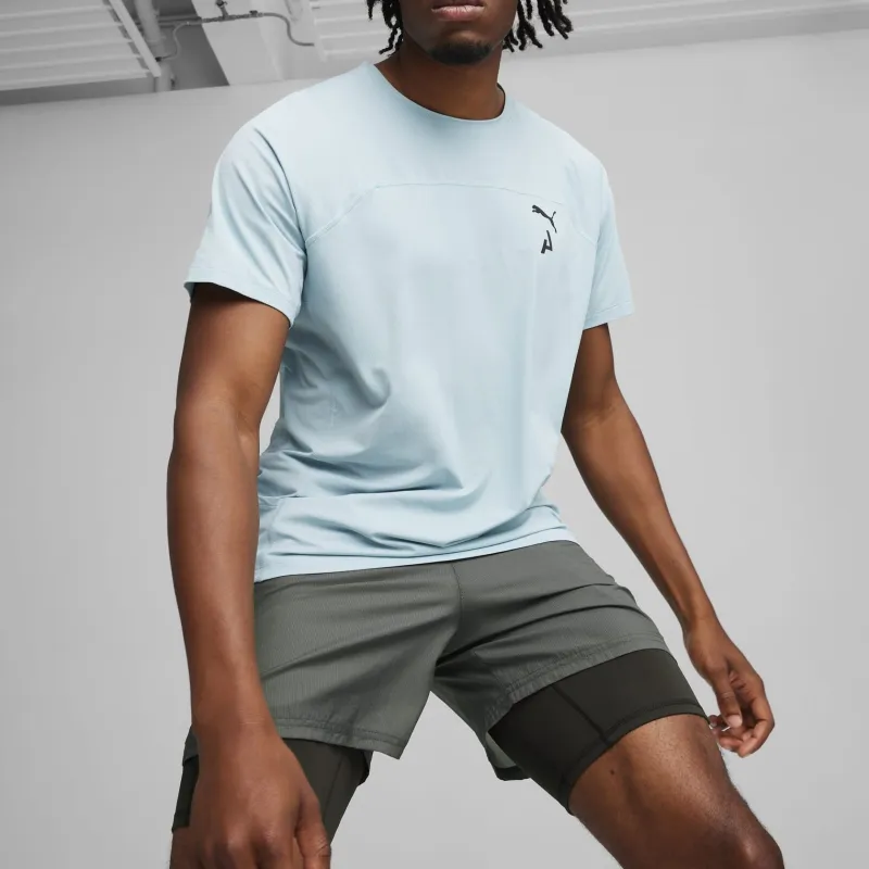 PUMA T-Shirts Men Turquoise-2