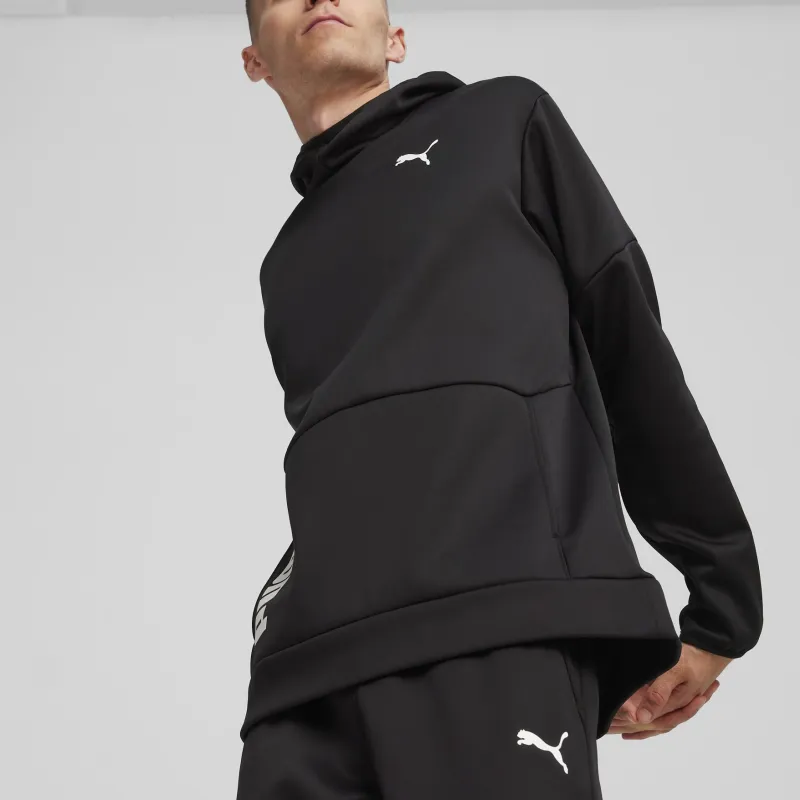 PUMA MINICATS PWRFleece Sweatshirt Men's Black-3