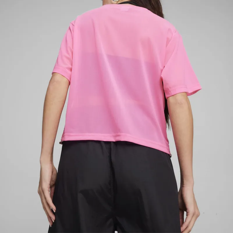 PUMA DARE TO T Shirts Women's Pink-3
