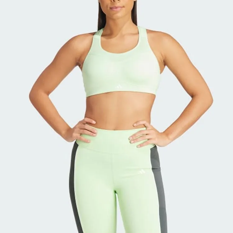 Adidas TLRD Impact Training High-Support Bra Bra Women's Light Green-2