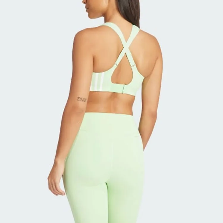 Adidas TLRD Impact Training High-Support Bra Bra Women's Light Green-3