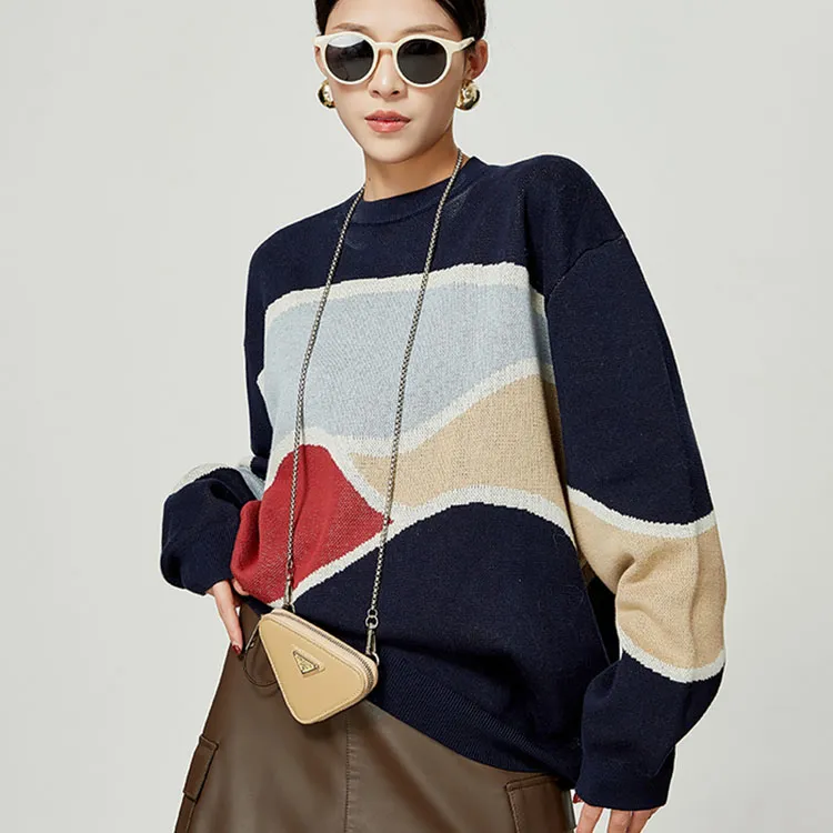 Weekly Knitwear Women's Navy Blue-1