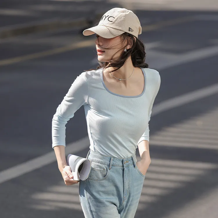 Demana T Shirt Women's Aqua Blue-1