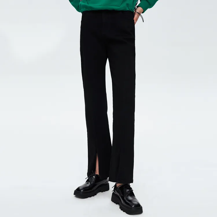 XII BASKET Jeans Women's Black-1