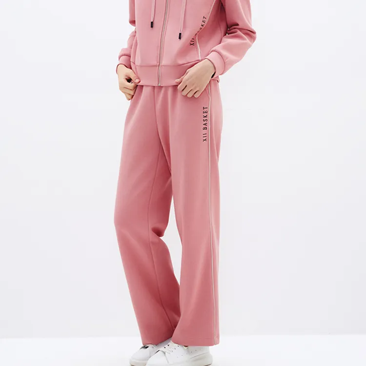 XII BASKET Casual Pants Women's Orange Pink-1