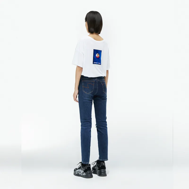 MASFER.SU Jeans Women's Dark Blue-1