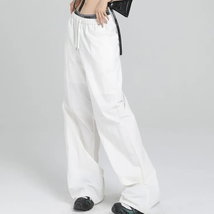 ZAVK Knitted Sports Pants Women's Cotton White-3