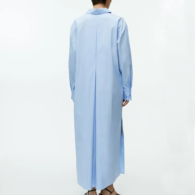 ARKET Long Sleeved Dresses Women's Light Blue-2
