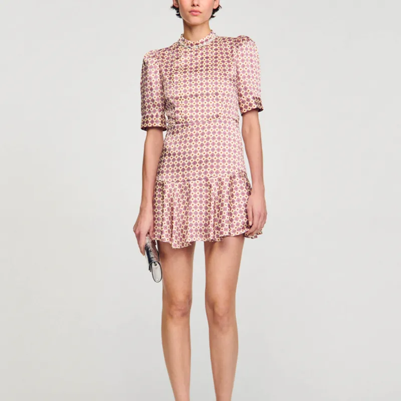 Sandro Short-Sleeved Dresses Women's Pink-1
