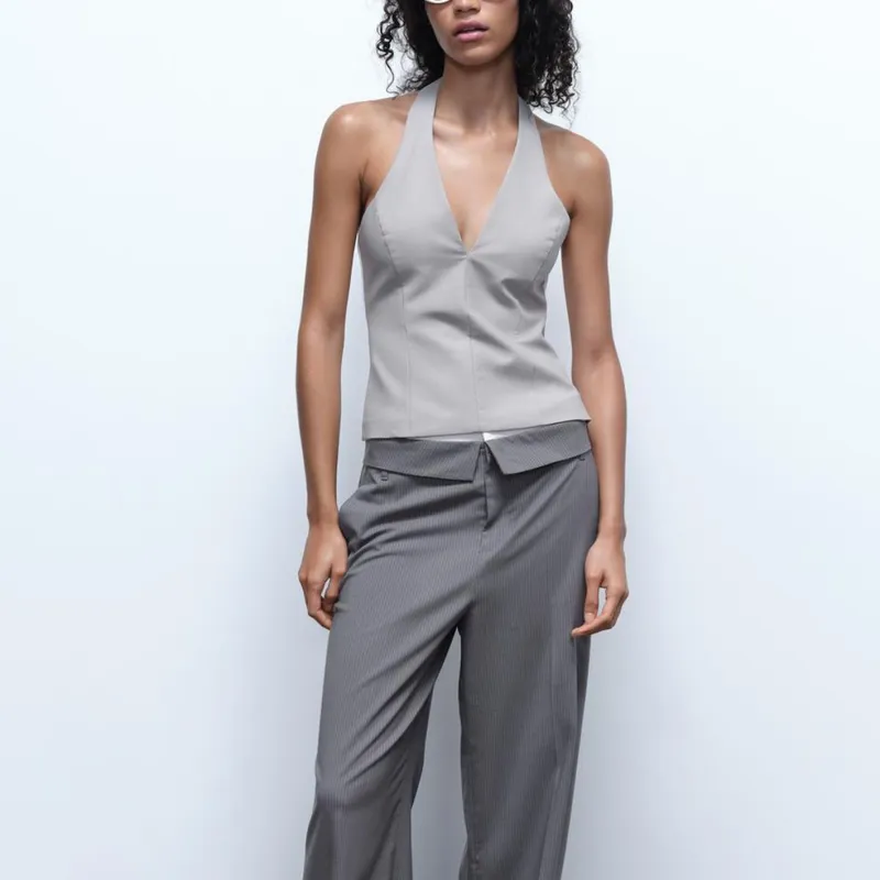 ZARA Camisoles Women's Gray-1