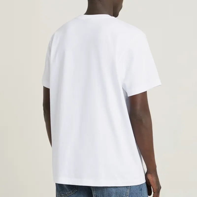 G STAR RAW T Shirt Unisex White-2