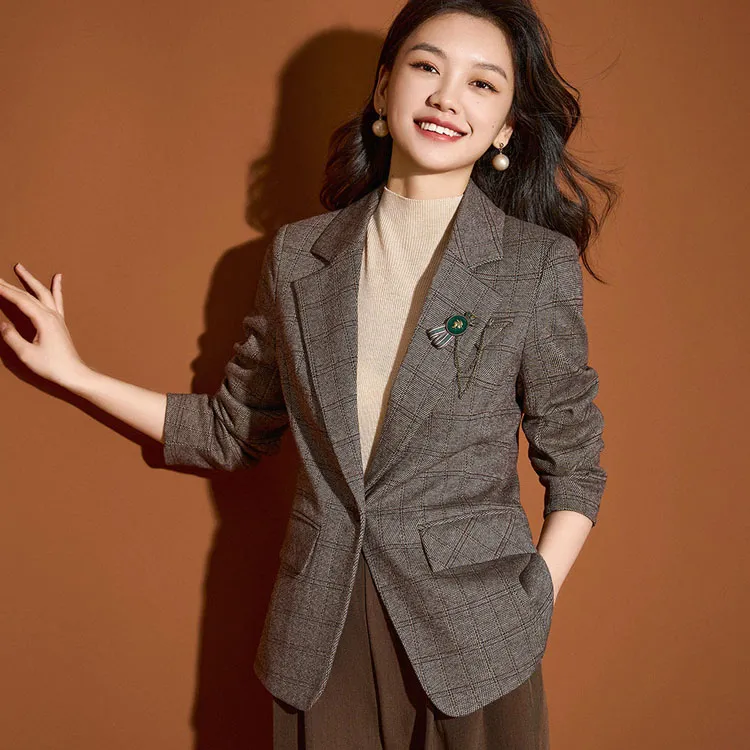 Mylan Business Suit Women's Gray-2