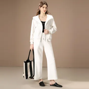 FENHONGMALI Casual Suit Women's White